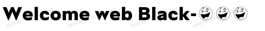 Welcome web Black字体转换